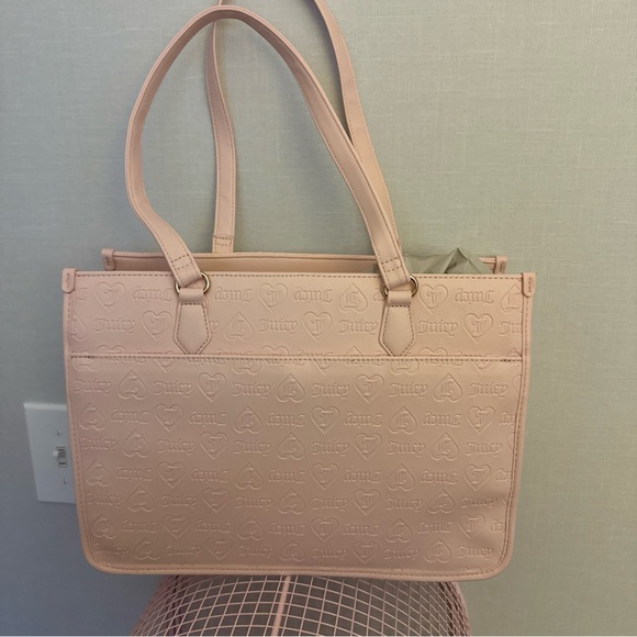 Juicy Couture Light Pink Embossed Tote - Picture 3 of 6